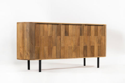 Venga Solid Wooden & Iron Sideboard