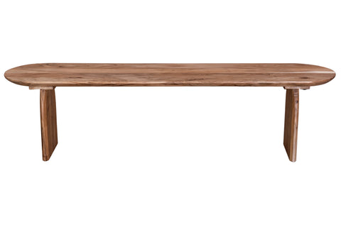 FLOOR MODEL Ingrid Oval Solid Acacia Wood Dining Bench
