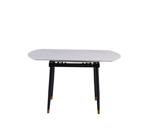 Jess 2.0 Round Extendable Dining Table - White