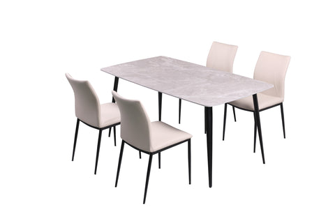 STERLING GREY 5-PIECE DINING SET
