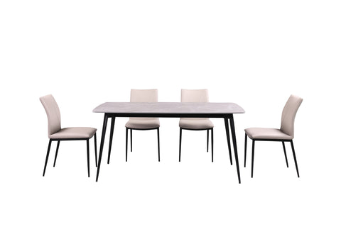 STERLING GREY 5-PIECE DINING SET
