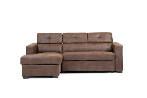 Randall Sleeper Sectional - Wow Mocha