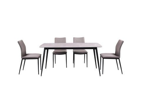 STERLING GREY 5-PIECE DINING SET