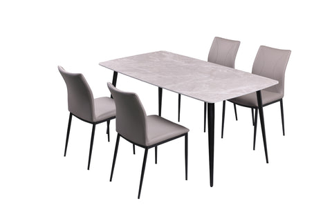 STERLING GREY 5-PIECE DINING SET