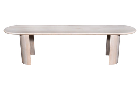 Klimt Solid Mango Wood Dining Bench