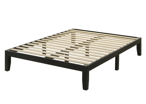 LOCHLAN QUEEN PLATFORM BED FRAME - BLACK