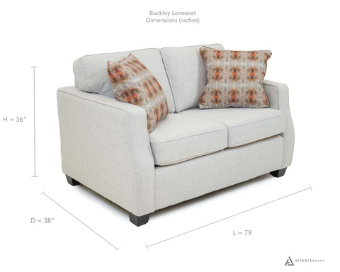 FLOOR MODEL Buckley Loveseat - TicTac Ivory