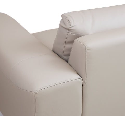 Pietro Genuine Leather Accent Chair