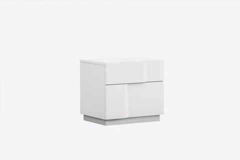 vendor-unknown Bed Room Yulie Nightstand - White (5350113935513)