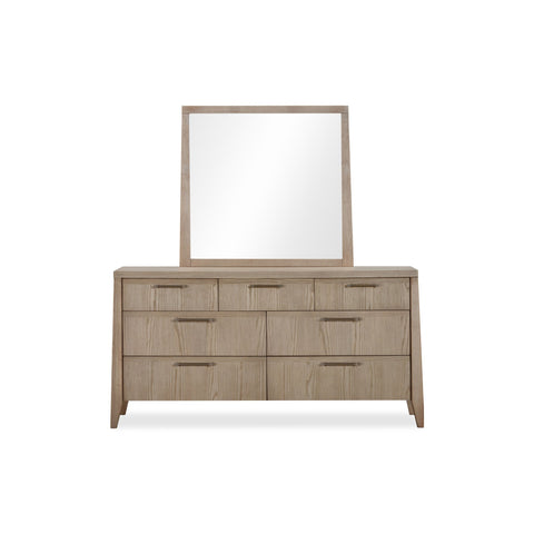 Sumire Seven Drawer Ash Wood Dresser in Ginger
