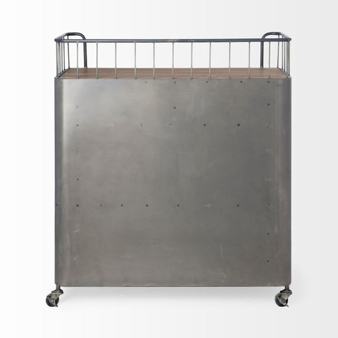 Gray Metal | Brown Wood_3