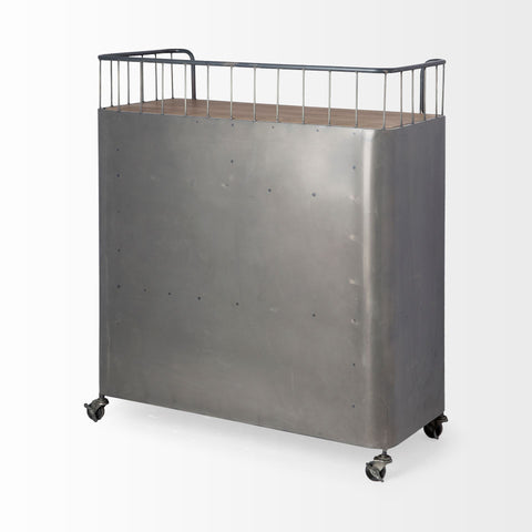 Gray Metal | Brown Wood_4