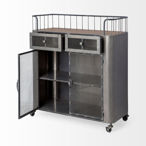 Gray Metal | Brown Wood_5