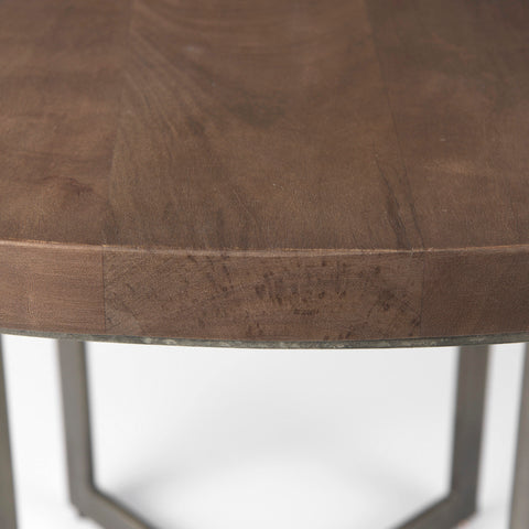 Dark Brown Wood | Round_3