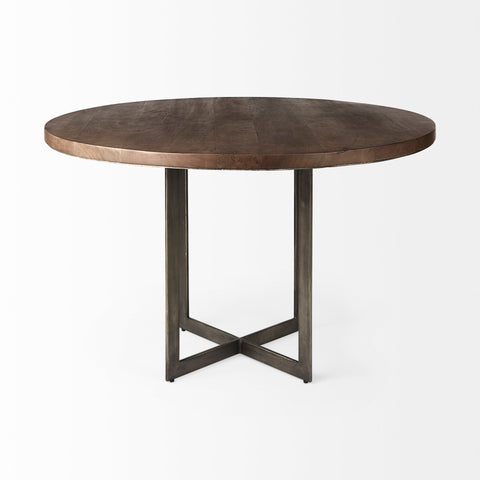Dark Brown Wood | Round_1