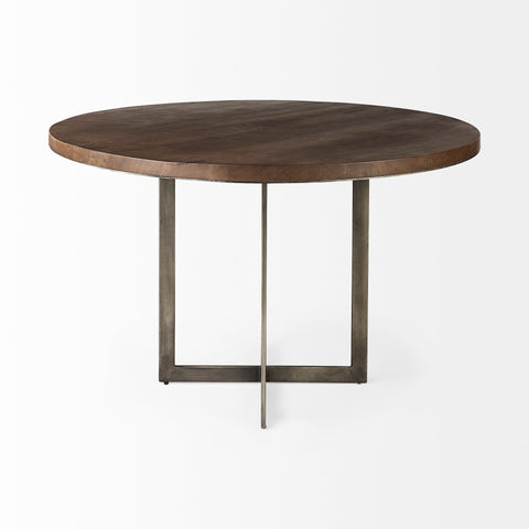Dark Brown Wood | Round_2
