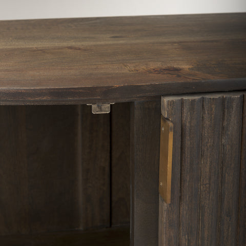 Dark Brown Wood | Fluted_8