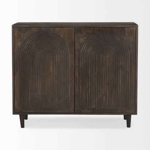 Dark Brown Wood | 2 Door_1