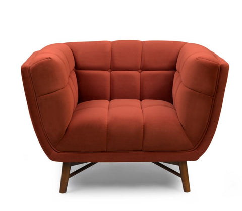 Kitsilano Accent Chair - Velvet Rust #66