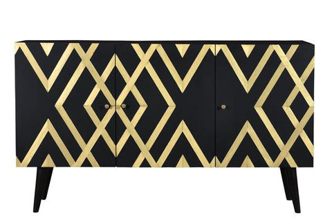 Brass Design 3 Door Cabinet