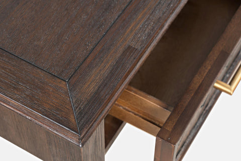 Gramercy power desk dark chevron