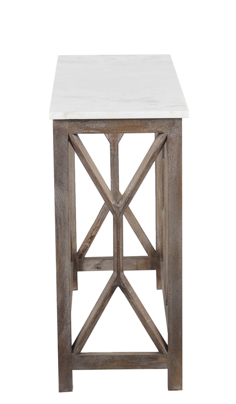 Calicut Console Table Marble Top