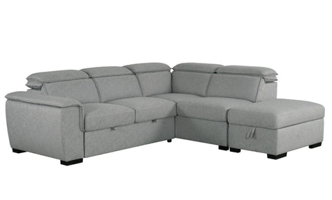 Everest Sleeper Sectional w/Storage-Right Chaise