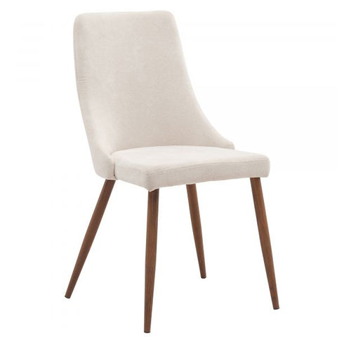 Cora Side Chair, set of 2 in Beige