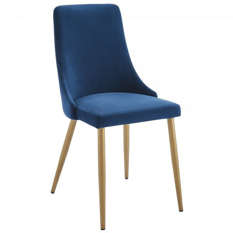 Carmilla Side Chair, set of 2 in Blue