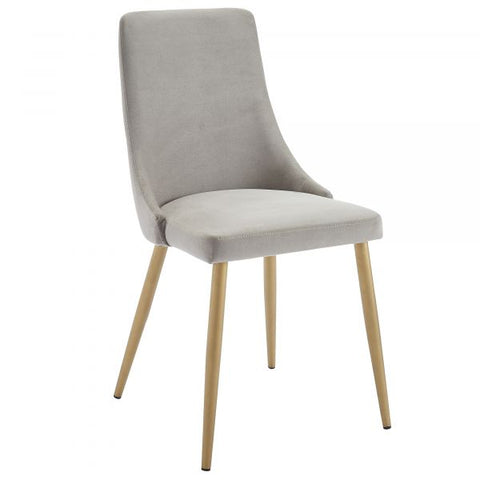 Carmilla Side Chair, set of 2 in Grey