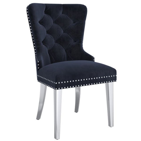 Hollis Side Chair, set of 2, in Black