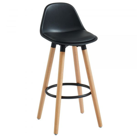Diablo 26'' Counter Stool, set of 2 in Black