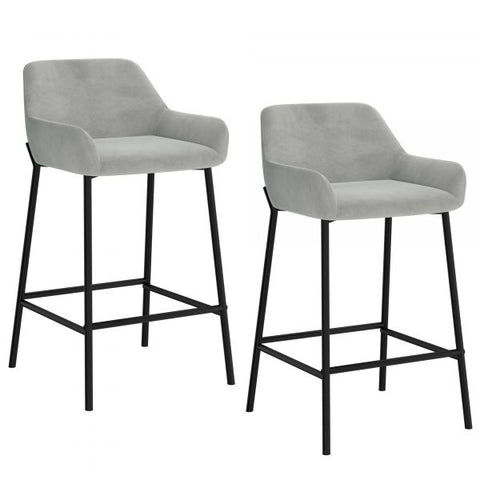 Baily 26' counter stool - Set of 2 in Grey