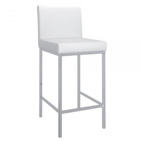 Porto 26" Counter Stool, Set of 2, in White
