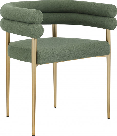 Brisa Fabric Dining Chair - Green