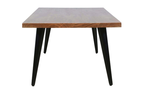 Prelude Coffee Table Rectangular Solid Acacia Wood Suede