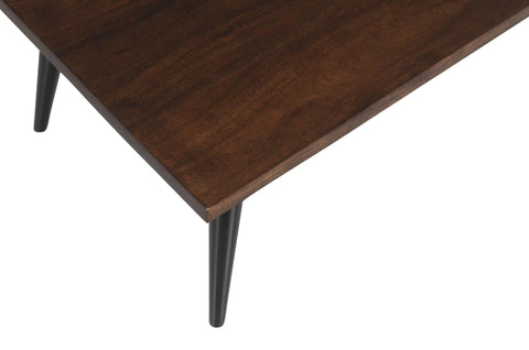 Prelude Coffee Table Rectangular Solid Acacia Wood Walnut