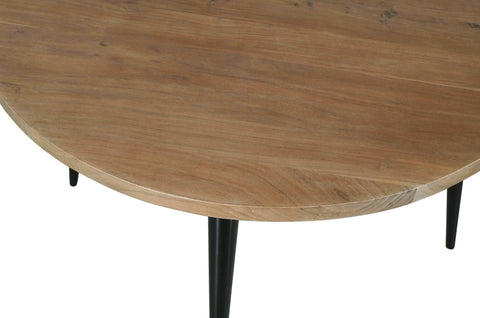 Prelude Solid Acacia Round Dining Table Suede