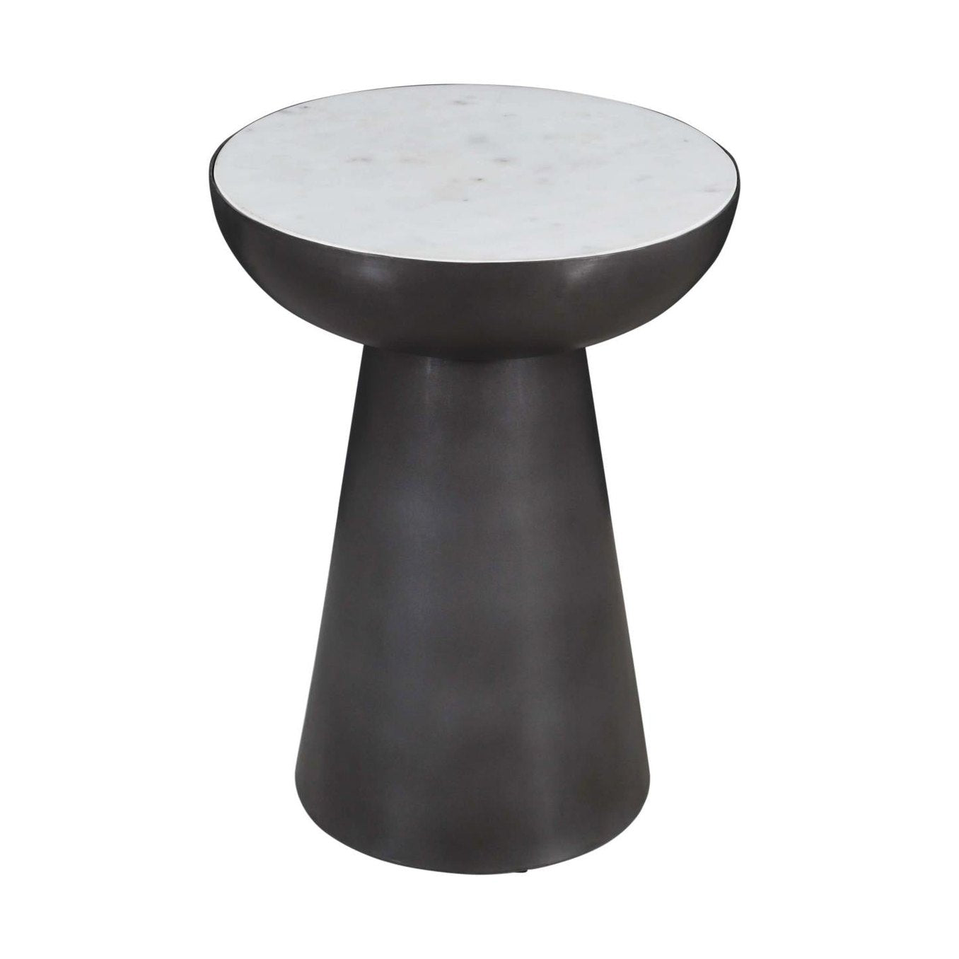 Circularity Pedestal End Table Chairside Short AccentsHome