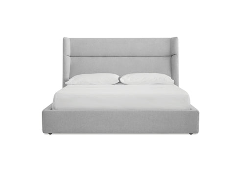 COVE STORAGE BED HEATHER GREY CHENILLE