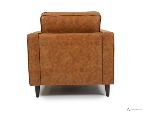 Ryder Mid Century Tufted Chair - SF203 BROWN