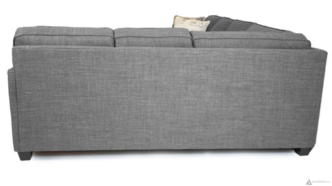 Rino Sectional - Restore Charcoal - Made In Canada