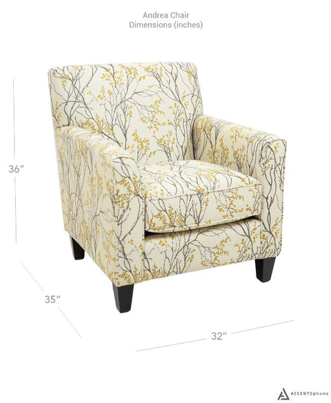 Andrea Fabric Chair - Proudly Made in Canada