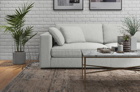 Joelle Sectional - Right Chaise - Axel Grey