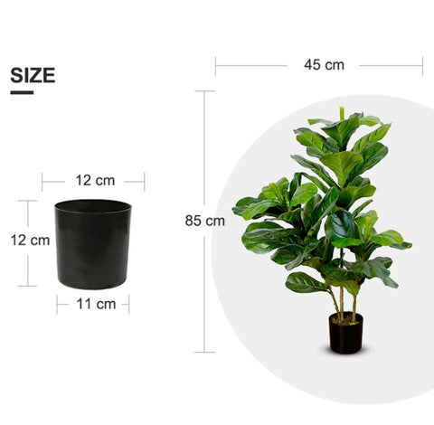 Fiddle Leaf Fig Faux Plant 85cm/ 33.4"