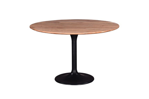 Monte 55" Round Solid Wood Acasia Dining Table
