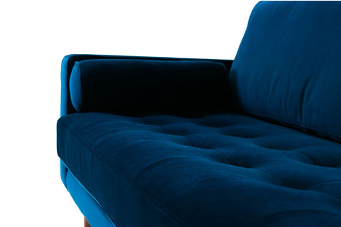 Robbie Velvet Sofa - Midnight Blue