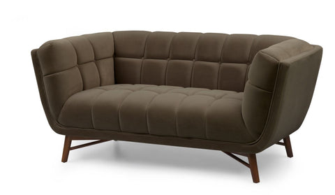 Kitsilano Loveseat - Velvet Dark Grey #51