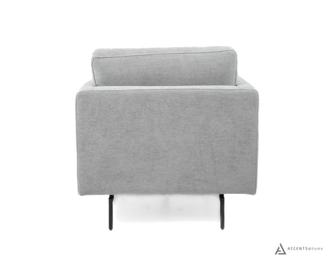 Floor Model Abby Fabric Chair With Black Metal Legs