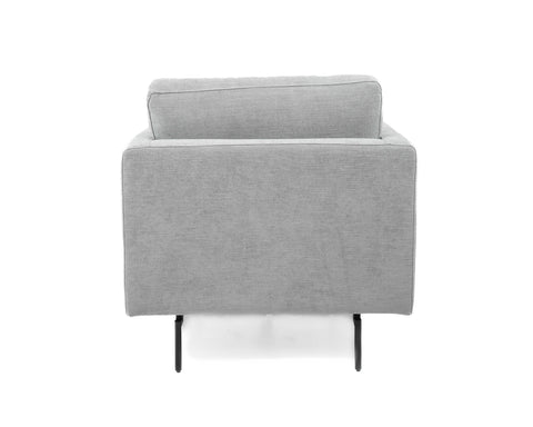 Floor Model Abby Fabric Chair With Black Metal Legs